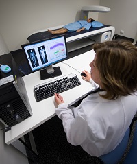 Measuring bone density and body composition at BASE