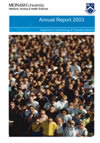 2003 Annual Report Cover