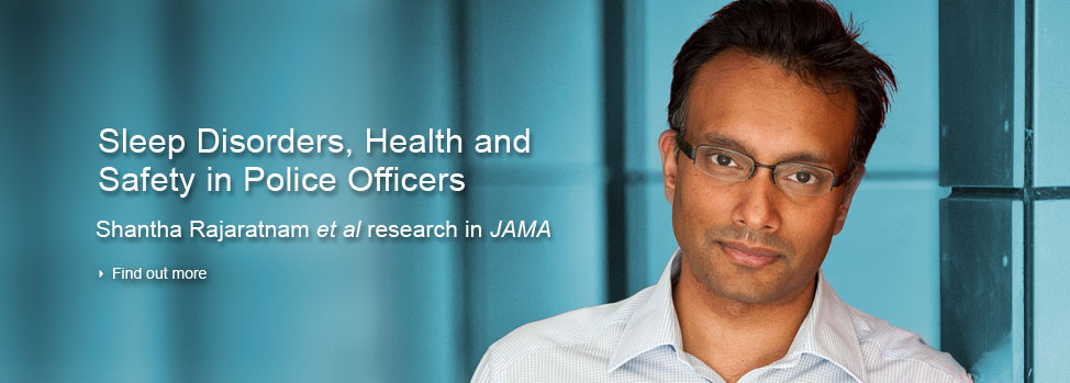 Sleep Disorders, Health and Safety in Police Officers. Shantha Rajaratnam et al research in JAMA. Find out more http://jama.ama-assn.org/content/306/23/2567.short