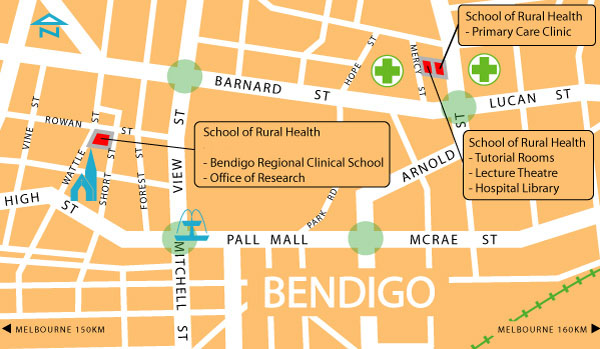 Locality Map - Bendigo