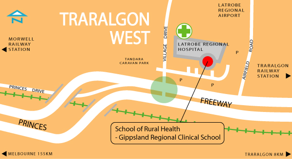 Locality Map - Traralgon