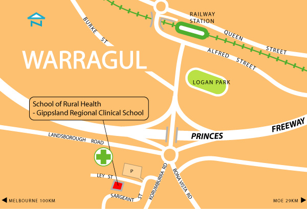 Locality Map - Warragul