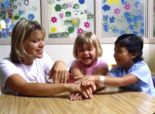 Staff and Children