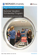 Summer vacation Scholarship program