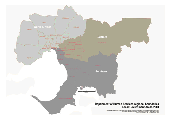 DHS Regions - Metropolitan